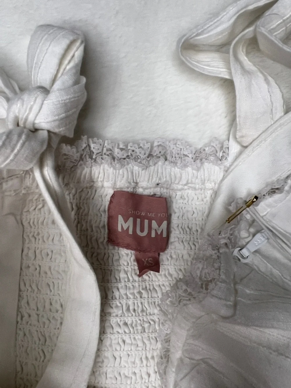 Show Me Your Mumu Regal Romper White Size XS NEW - Picture 3 of 7